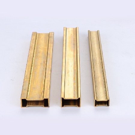 灯饰用黄铜管定 制 H62黄铜方管 方形铜管 矩形铜管 空调铜管批发